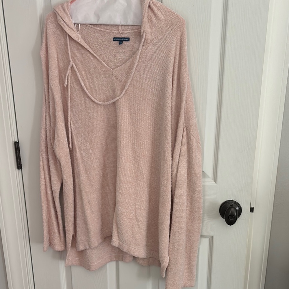 Pink Hooded Sweater